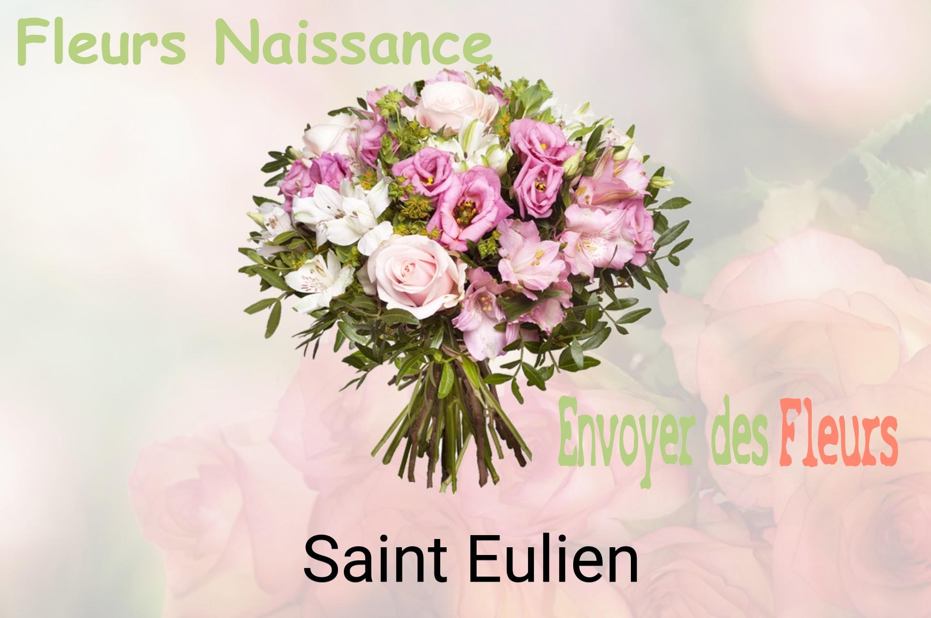 Bouquet de fleurs de naissance livré à Saint-Eulien